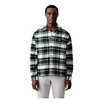 Lacoste Katoenen Overshirt met Ruitpatroon - Heren - Overhemden - Veelkleurig - Maat: 2XL Katoen