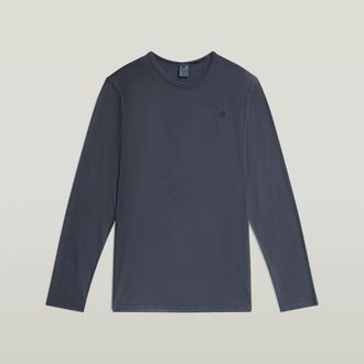 G-Star Garment Dyed Chest Logo T-Shirt - Donkerblauw - Heren