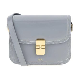 A.P.C. Small Grace Crossbody Bag - female - A.P.C. - Cross Body Bags - Blue - ONE SIZE - Bags