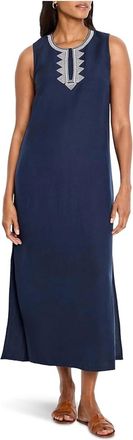Nic+Zoe Sunset Soiree Dress In Dark Indigo