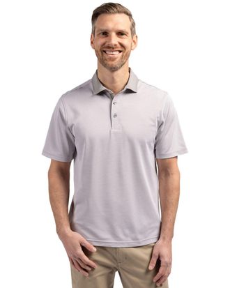 Cutter & Buck Virtue Pique Micro Stripe Mens Short Sleeve Polo