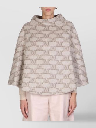 Max Mara jacquard cape