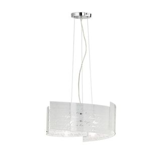 Trio Suspensi&oacute;n Signa 3 Vasos Blanco 3xe27 &Oslash;50 Cm Trio Iluminaci&oacute;n
