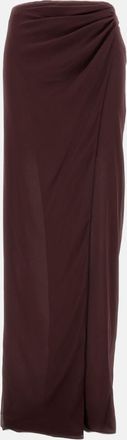 Andamane Purple Wrap Midi Skirt