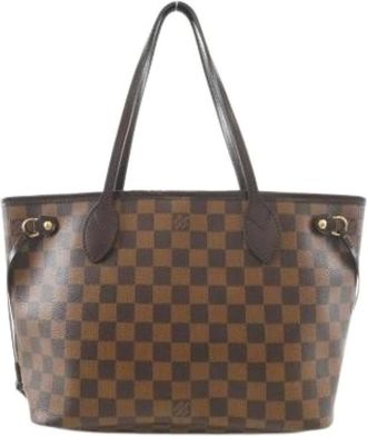 Louis Vuitton Pre-owned Tote Bags, female, Brown, Size: ONE SIZE Pre-owned Neverfull PM Tote Bag