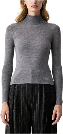 Isabelle Blanche Jersey de cuello alto - Knitwear - Mujer - Gris - S
