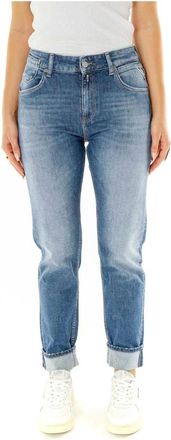 Replay Slim-fit Jeans - Dames - Slim Fit Jeans - Blauw - W24 L28 - Jeans