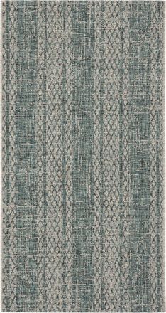 Safavieh Alfombra contempor&aacute;neo de polipropileno gris/azul, 122 x 170 cm