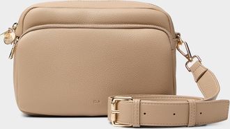 Ela Womens Sophia pebbled camera bag