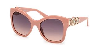 Guess Gradient Brown Butterfly Ladies Sunglasses GU00197 72F 55