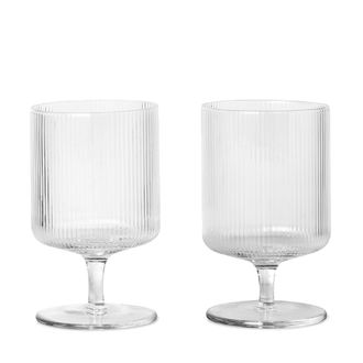 Ferm Living Ripple Weinglas 2er-Set