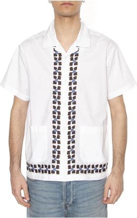 Obey Short Sleeve Shirt - Heren - Korte mouwen Overhemden - Wit - M - Overhemden