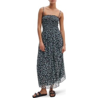 Rag & Bone Hallie Floral Print Sleeveless Maxi Dress in Sal Floral at Nordstrom, Size Xx-Small