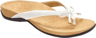 Vionic Womens Bella Toe Post Sandal In White