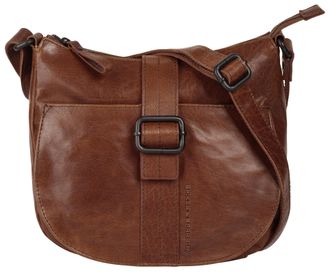 Spikes & Sparrow Umh&auml;ngetasche SPIKES & SPARROW, Damen, Gr. B/H/T: 26cm x 23cm x 11cm onesize, cognac, Leder, leicht gl&auml;nzend, unifarben, Taschen Umh&auml;ngetasche, echt L