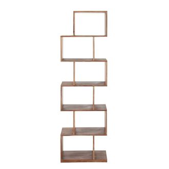 Maisons du monde Estanter&iacute;a desigual 6 compartimentos de madera de sheesham 55 cm