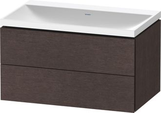 Duravit Duravit L-cube Conjunto En C Suspendido, 2 Cajones, Sin