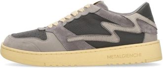 Gienchi Icx Low - Heren - Sneakers - Grijs - 46 EU - Leer - Schoenen