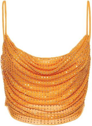 Self Portrait Mujer, Camisetas, Naranja, Talla: 2XS