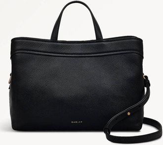 Radley London Black Medium Ziptop Grab Bag Albany Mews SS25 Radley London