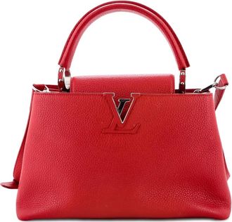 Louis Vuitton Capucines Bag Leather PM satchel - Rood