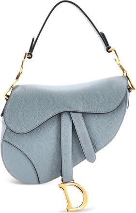 Dior Saddle Handbag Leather Mini shoulder bag - Blauw