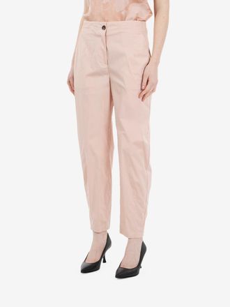Alessia Santi Pantaloni carrot fit blush