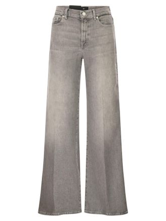 7 For All Mankind Vaqueros acampanados de talle alto Lotta de 7 For All Mankind