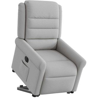 vidaXL Vidaxl - Sill&oacute;n El&eacute;ctrico Reclinable Elevable De Tela Gris Nube