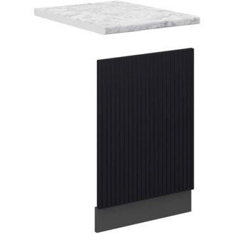 Vicco Panel Frontal Fame-line, Rayas Negras, 45 Cm, Et M&aacute;rmol