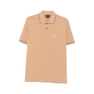 Emporio Armani Essential Poloshirt - Heren - Polos - Beige - XL - Katoen - Tops