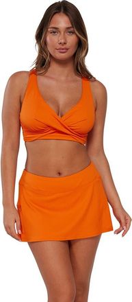 Sunsets Elsie Top-DD Cup in Kumquat Sandbar Rib at Nordstrom, Size 36