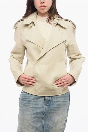 Burberry Short Trench with Side Closure size 36