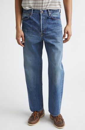 Visvim Social Sculpture 01 Distressed Wide Leg Jeans in Dmgd-46 at Nordstrom, Size 30