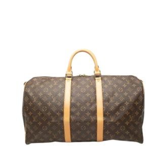 Louis Vuitton Pre-owned Weekend Bags, female, Brown, Size: ONE SIZE Pre-owned Keepall 50