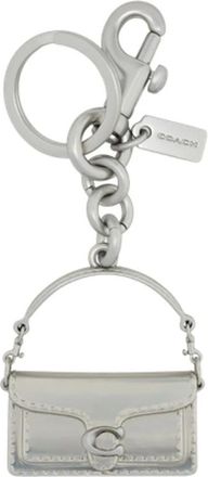 Coach Tabby Tasbedel - Dames - Sleutelhangers & Tashangers - Grijs - ONE Size - Leer - Accessoires