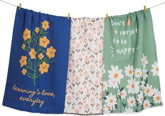 Tiramisu The Good Vibes Botanical Kitchen Towel Set