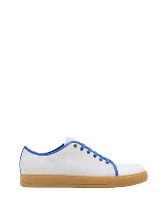 Lanvin DBB1 Leather And Suede Sneakers in Electric Blue/white at Nordstrom, Size 12