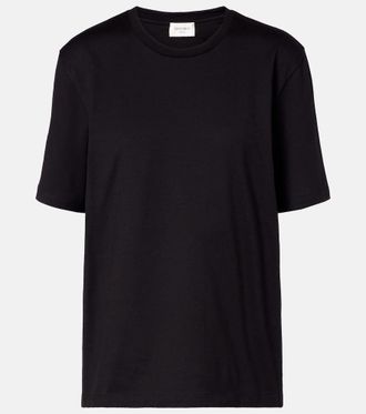 Saint Laurent Crescent Moon cotton T-shirt