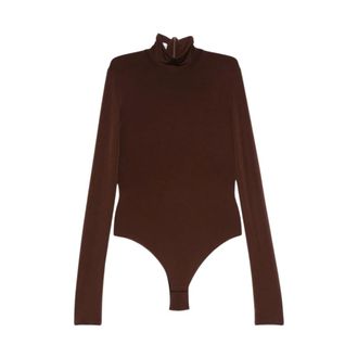 Andamane Tops, Dames, Bruin, XS, Katoen, Ziggy Bodysuit