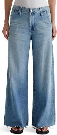 AG - Adriano Goldschmied Stella Mid Rise Ankle Palazzo Jeans in Aries Womens Jeans Aries : 30 28.5, Cotton/Denim/Elastane