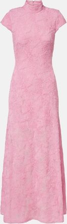 Rotate Vestido largo de malla floral