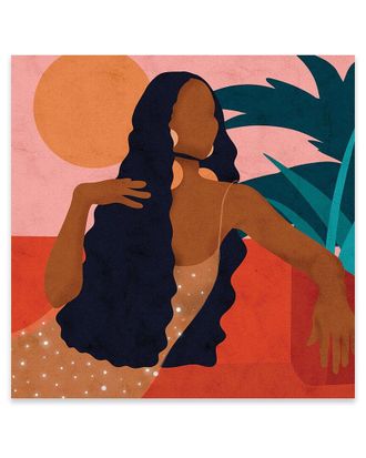 iCanvas Icanvas Taraji Print On Acrylic Glass By Reyna Noriega