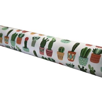cofan Rollo De Mantel Antimanchas Con Cactus 1,40 X 20 M, Mantel Antimanchas Con Un Dise&ntilde;o Estampado De Cactus Para A&ntilde;adir Un Toque De Alegr&iacute;a Y Personalida