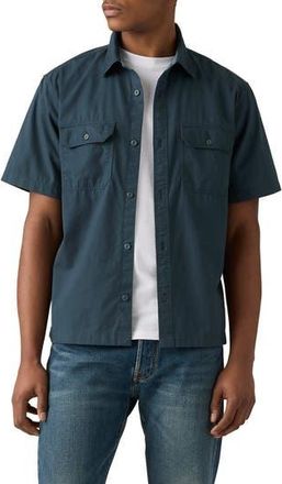 Levi's Dalton Short Sleeve Shirt in Zodiac Blue at Nordstrom Rack, Size Xx-Large