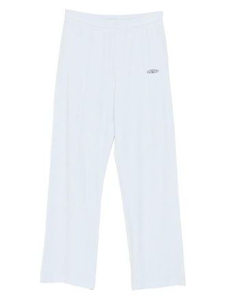Casablanca logo-plaque track pants - Blue