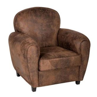 Atmosphera Atmosphera - Sill&oacute;n Club stanis Efecto Cuero Envejecido Cr&eacute;ateur DInt&eacute;rieur