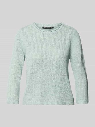 Betty Barclay Strickpullover mit Rundhalsausschnitt und 3/4-Arm in Mint, Gr&ouml;&szlig;e 36