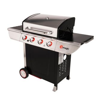 HOME MAISON Homemaison - Somagic - Barbacoa De Gas Manhattan 400gpi 4 Quemadores 14kw