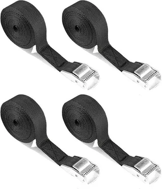 OEM 4 Piezas De 1 Metro Con Correas Ajustables Y De Liberaci&oacute;n R&aacute;pida - Adecuadas Para Remolques De Motocicleta, Sup, Kayaks Y Cajas De Equipaje